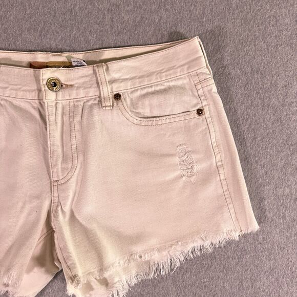 Old Navy Womens White Shorts Jeans Size 6 (29) Cut-Off Denim - Picture 4 of 10